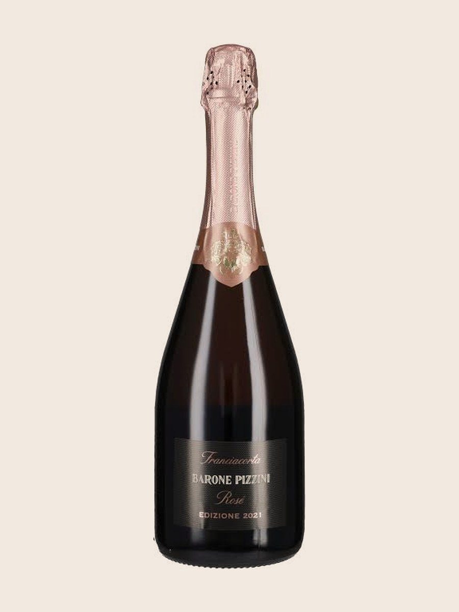 Bottiglia di Franciacorta Rosé, Barone Pizzini