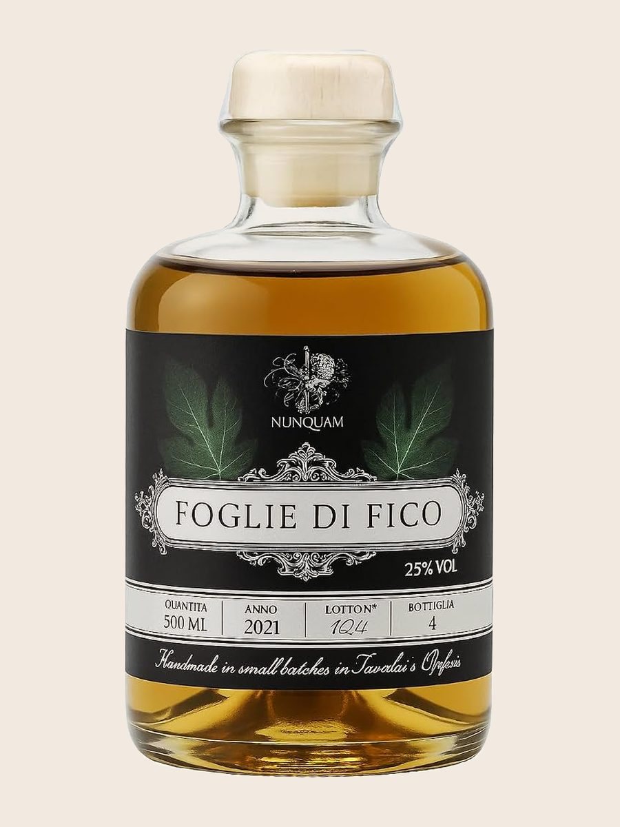 Bottiglia di Liquore Foglie di Fico, Opificio Nunquam