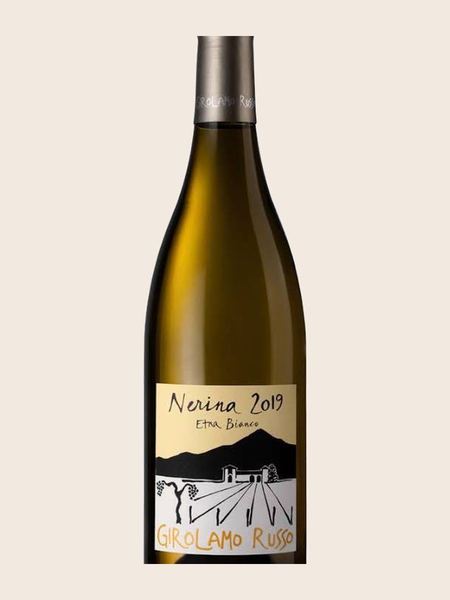 Bottiglia di Nerina Etna Bianco, Girolamo Russo